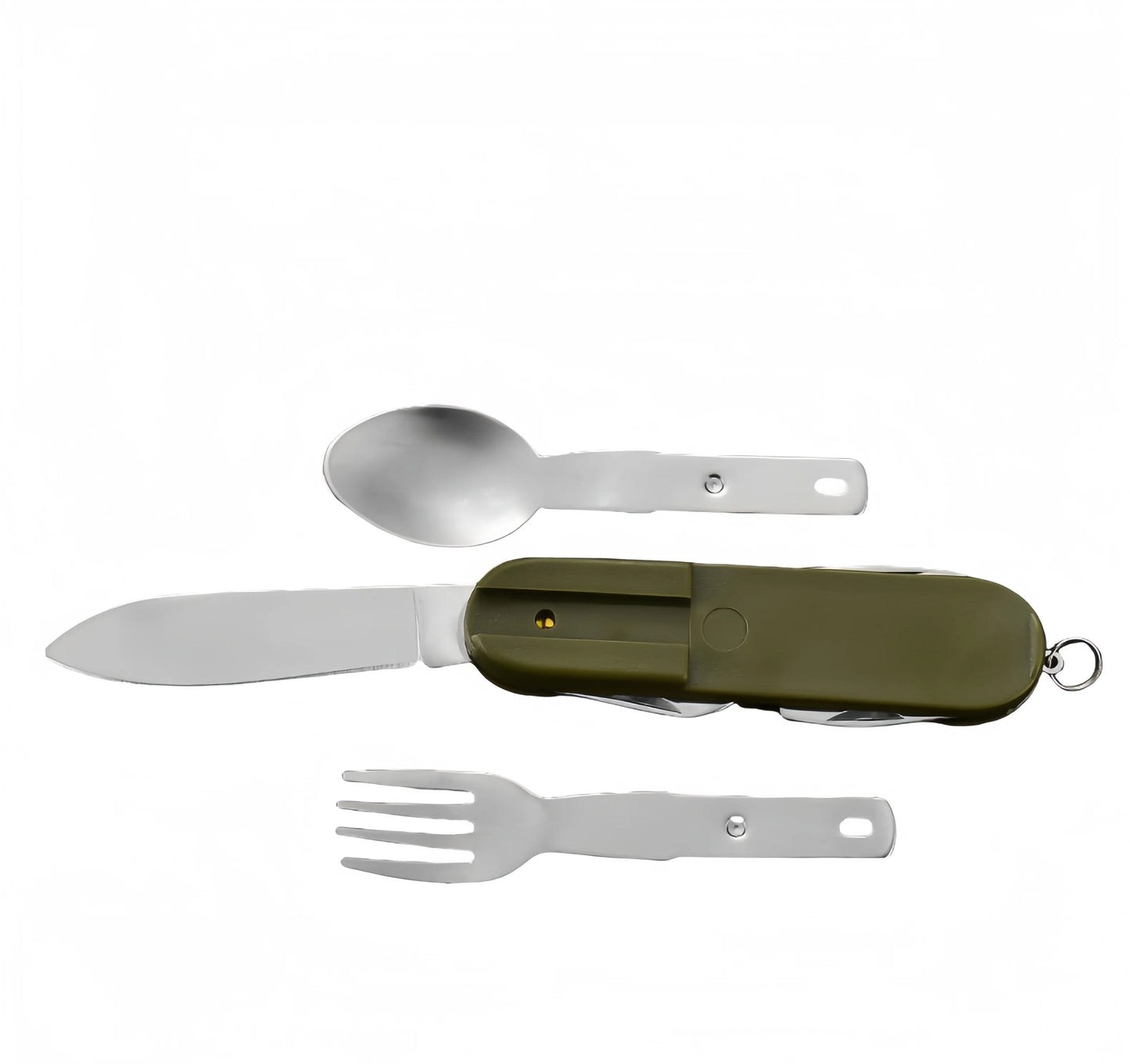 Sztućce wielofunkcyjne 7 w 1 - składana zastawa survivalowa z etui